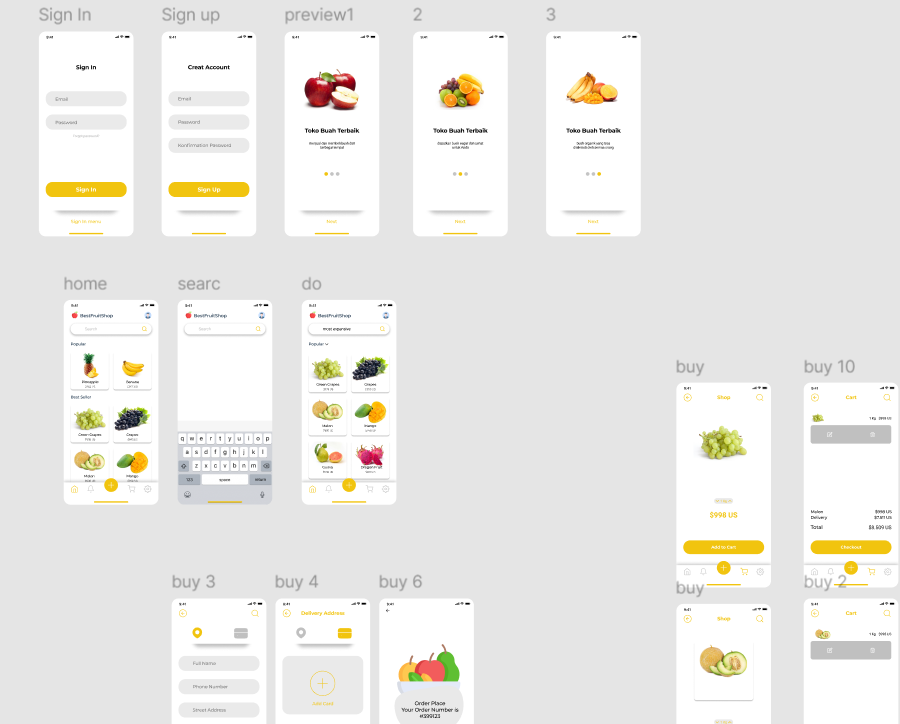 startup fruit shop
